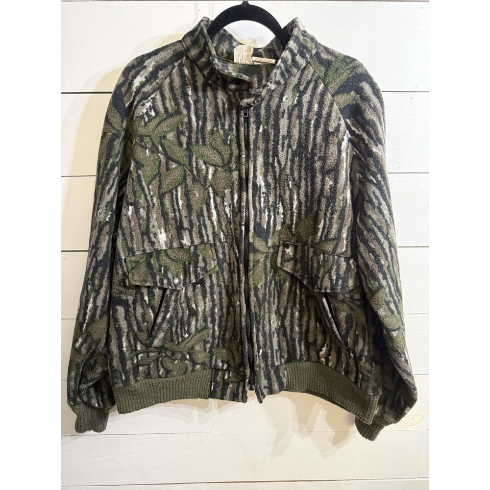 Vintage Walls Jacket Mens XLT Realtree Camouflage Fleece Polartuff USA Coat
